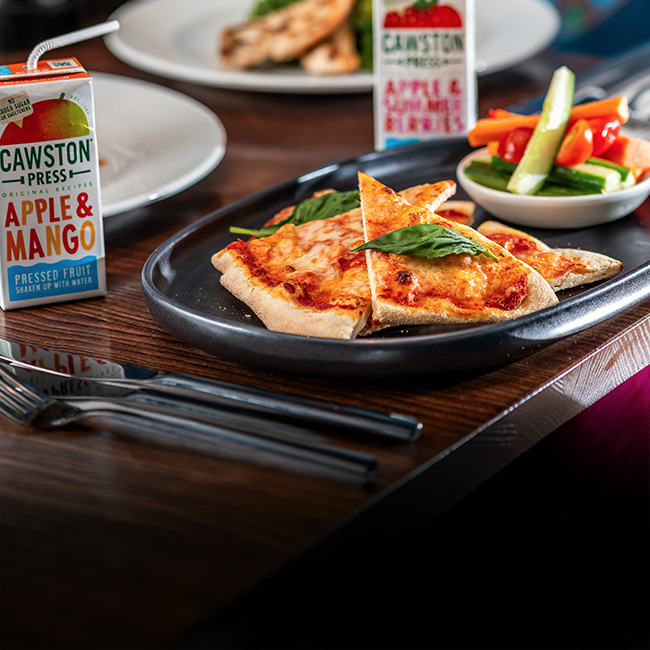 Children's menu at The Cliff