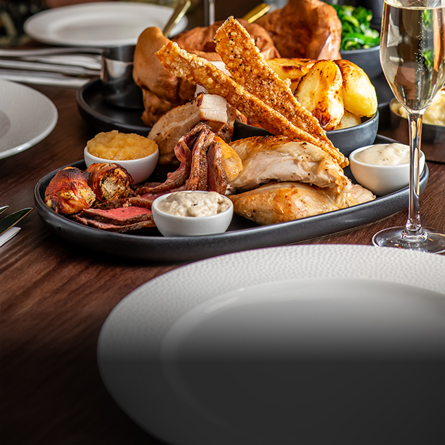 Sunday menu at The Cliff