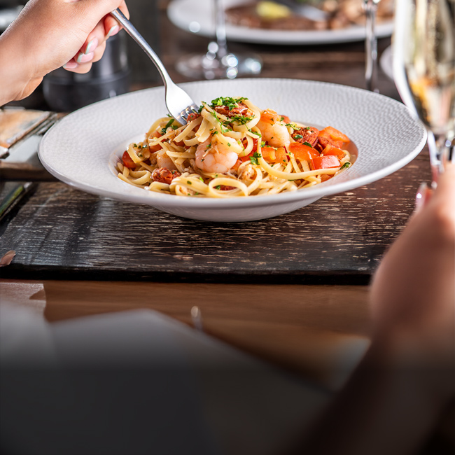 Dessert menu at The Cliff